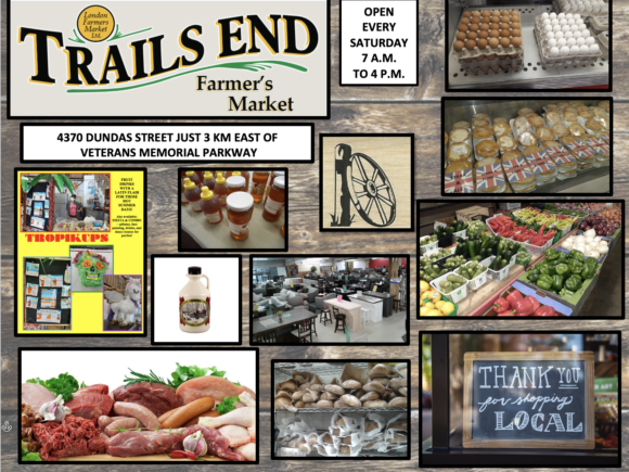 TRAILS END FARMERS’ MARKET OPEN THIS SATURDAY–JULY 29, 2023!