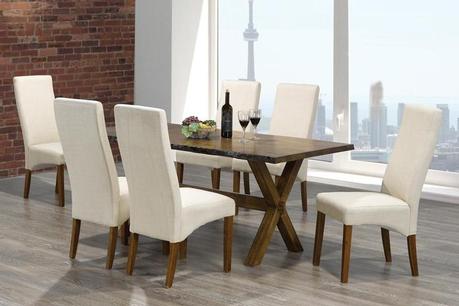 SOLID WOOD DISTRESSED WALNUT | dining room furniture