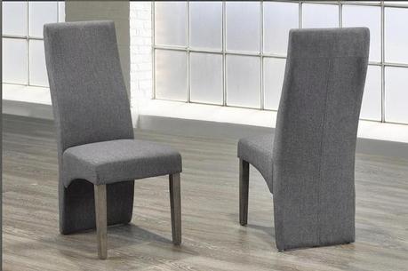PARSON CHAIR IN GREY LINEN | dining room furniture