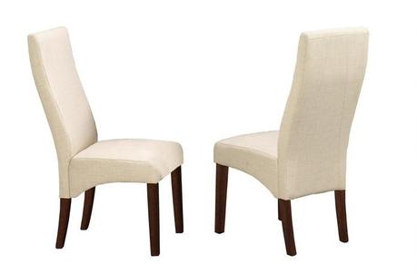 PARSON CHAIR IN BEIGE | dining room furniture