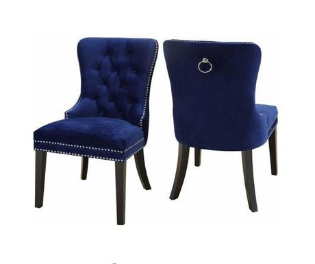 BLUE VELVET DINING CHAIR | dining room furniture | furniture | furniture stores