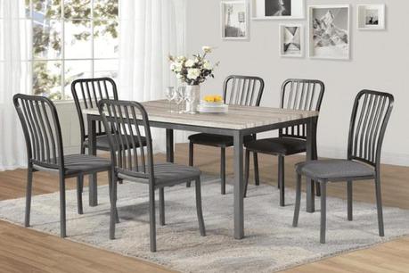 7 PIECE DINING SET | dining room furniture | dining room furniture near me | dining rom furniture near london ontario canada | dining room furniture london ontario canada | dining room furniture near me