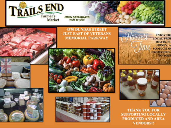 IT’S HARVEST TIME AT TRAILS END FARMERS’ MARKET!